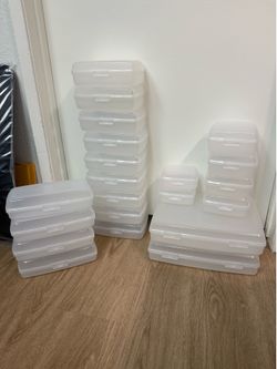 Brand New Various of Clear Plastic Storage Containers
