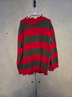 Freddy Krueger a nightmare on elm Street costume sweater.