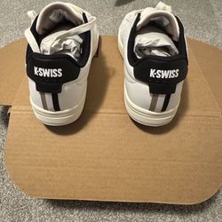 K-Swiss Court Base II Shoes – Brand New, Size 9.5 White/Beige