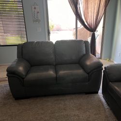 Leather Couch and Love seat Perfect Condition 2years Old