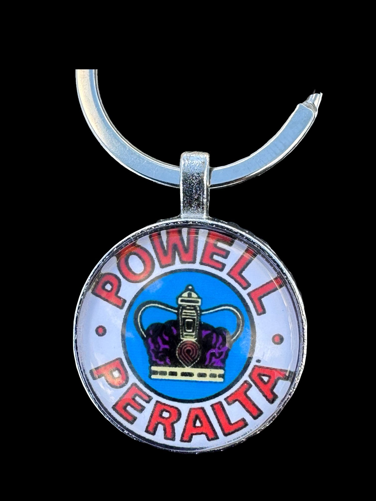 Powell Peralta Keychain Pendant Charm Necklace