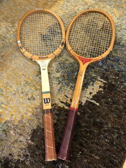 Vintage Tennis Rackets Wilson And Coronet