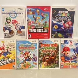 Mario Games For The Nintendo Wii $15-$40 Each 