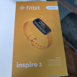 Fitbit Inspire New In Box Orange Color 