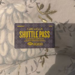 COACHELLA SHUTTLE PASS