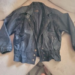 Leather JACKET SIZE M
