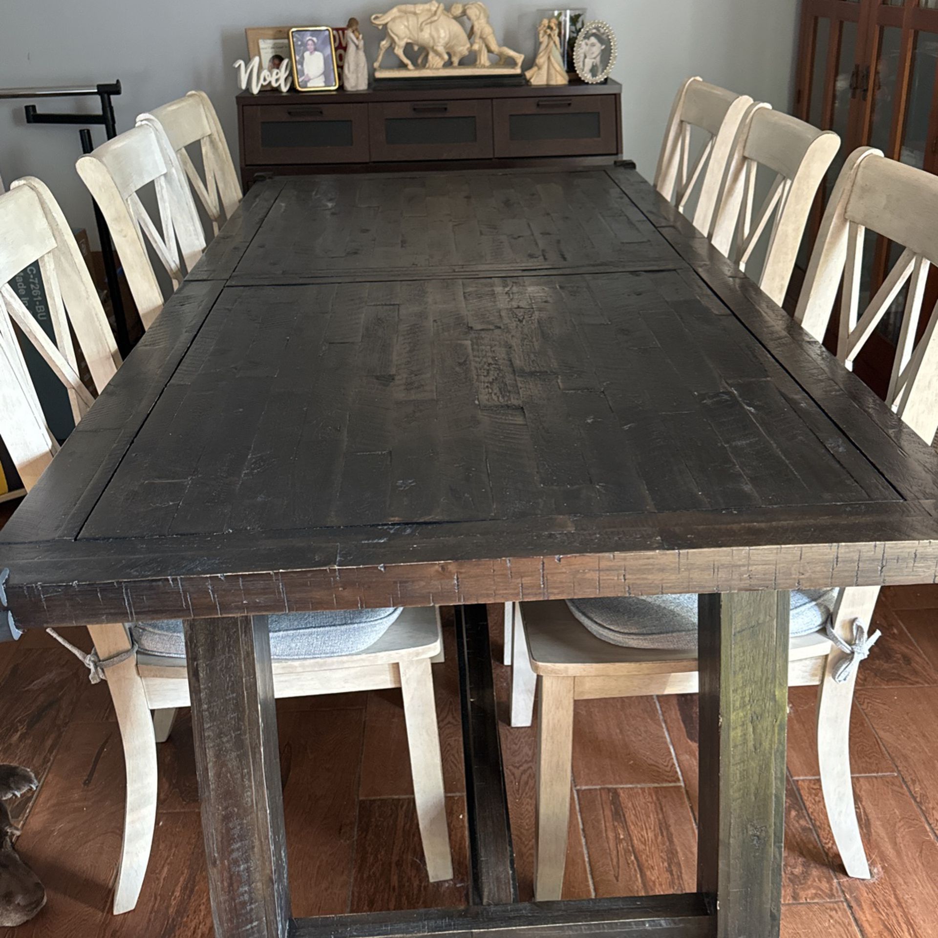 Farmhouse table and chairs