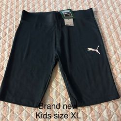 Puma Biker Shorts Girls Size XL NEW