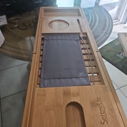 Expandable bath tray caddy