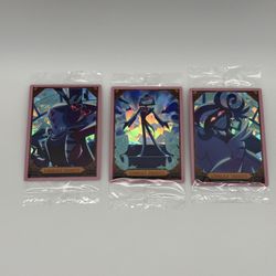 Hazbin Hotel Promo Trading Card Cracked Ice Unholy Trinity PR-17, PR-18 & PR-19