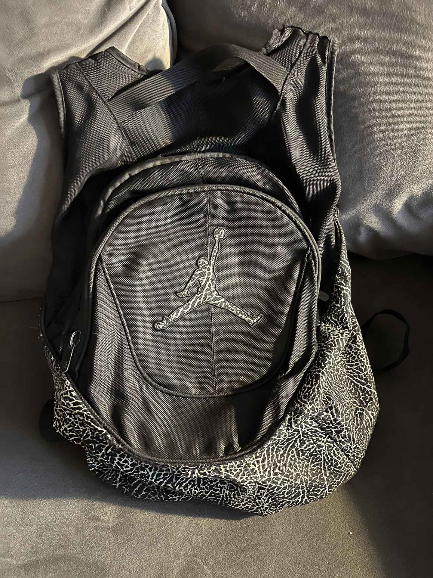 Black And Grey Jordan Backpack 
