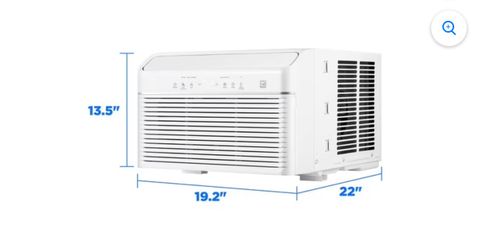 Midea 8,000 BTU Easy Cool Inverter Window Air Conditioner, Cools up to 350 Sq. Ft.