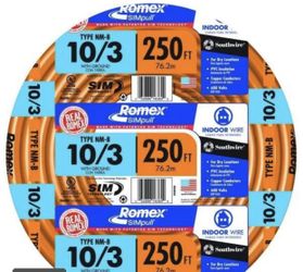 Romex 10-3 250ft $250