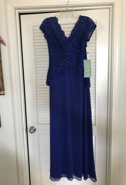 Royal blue formal dress