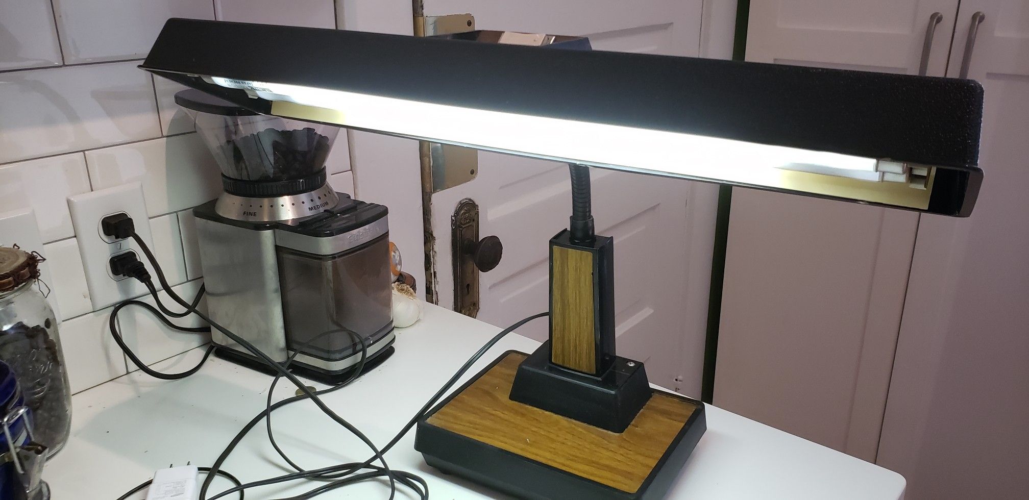 Vintage fluorescent desk lamp