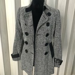 BEBE,JACKET,LEATHER ACCENT SIZE 2