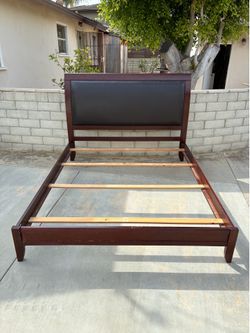 CAL KING SOLID WOOD BED FRAME