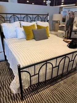 Nate and Jeremiah Designer Iron bedframe