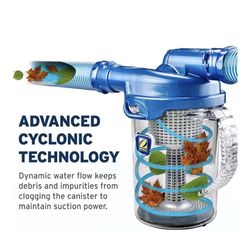 Zodiac Genuine Parts Cyclonic Leaf Catcher, Connects to Suction-Side Pool Cleaners to Capture Leaves & Other Debris