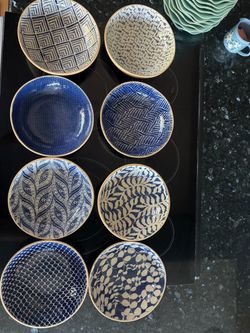 8- Terrafirma ceramic salad bowls