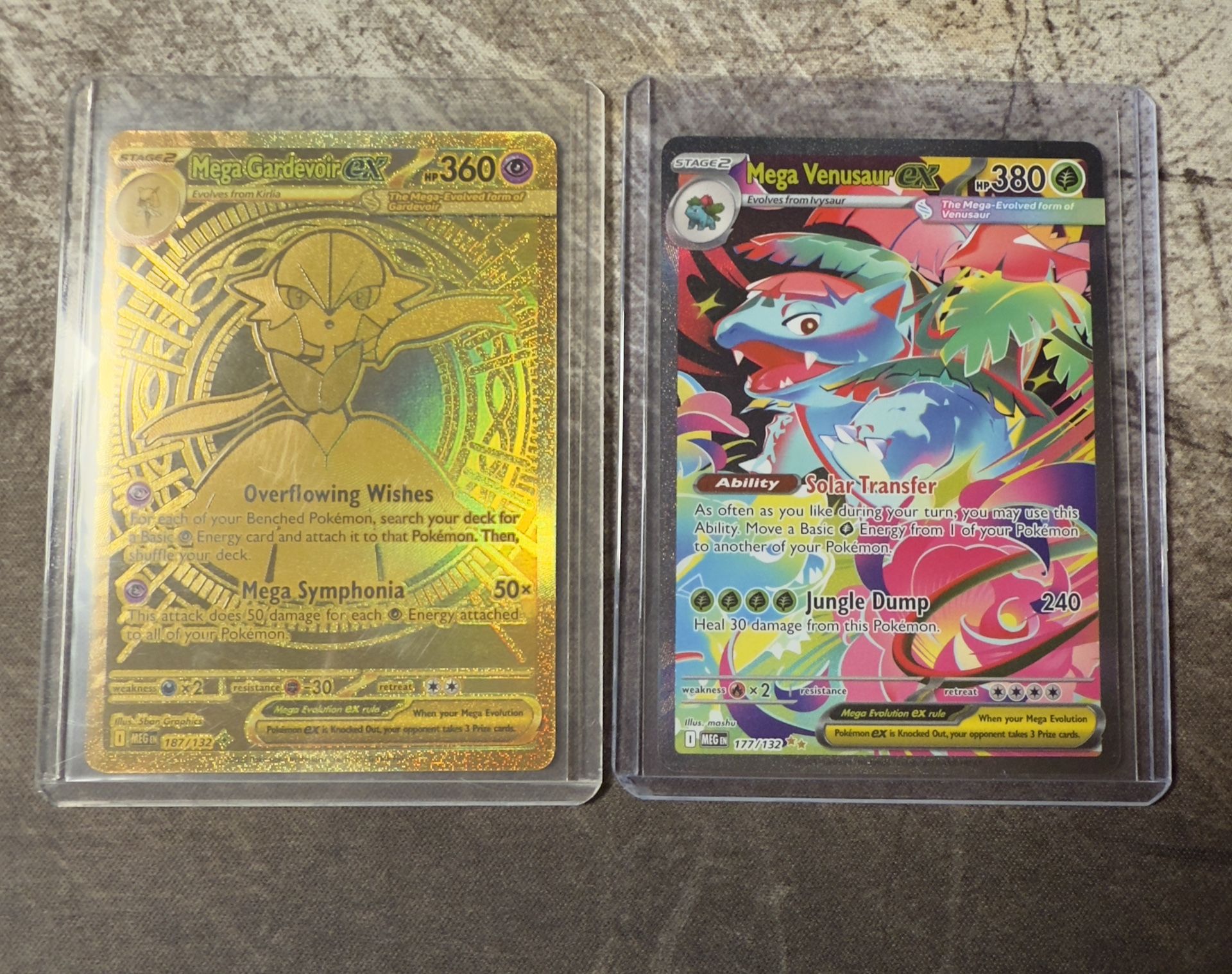 Mega Gardevoir EX 187 And Mega Venusaur EX 177