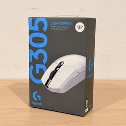 Logitech G305 LIGHTSPEED Wireless Gaming Mouse,Hero 12K Sensor, 12,000 DPI-WHITE
