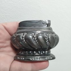Vintage-Lighter-Ronson-Crown-USA-Silver-Primitive Decor

