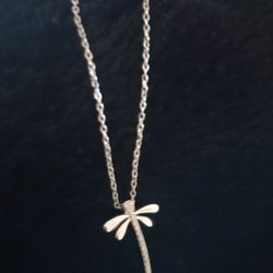 925 STARLING SILVER  """ DRAGONFLY  NECKLACE """