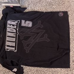Thunder Jersey Baseball Size Large 