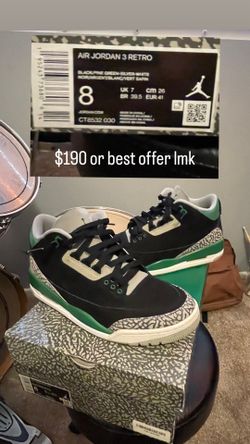 Pine green 3s Jordan’s