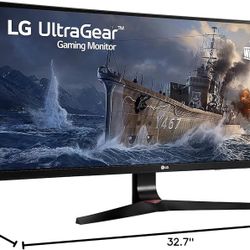LG 34-inch 21:9 Curved UltraWide IPS Gaming Monitor with 144Hz Refresh Rate