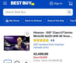 HISENSE 100U7 6N OLED 4K 100” TV