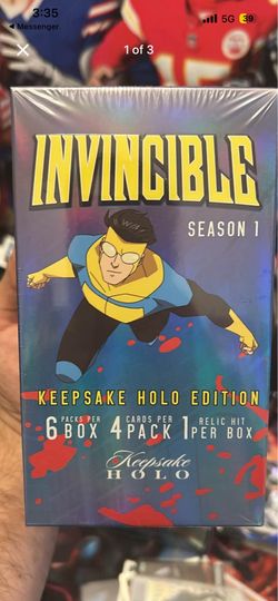 Brand new sealed Invincible season 1 box