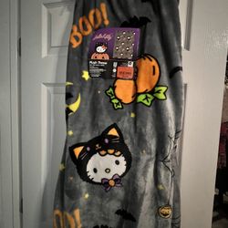 Hello Kitty Halloween Blanket 