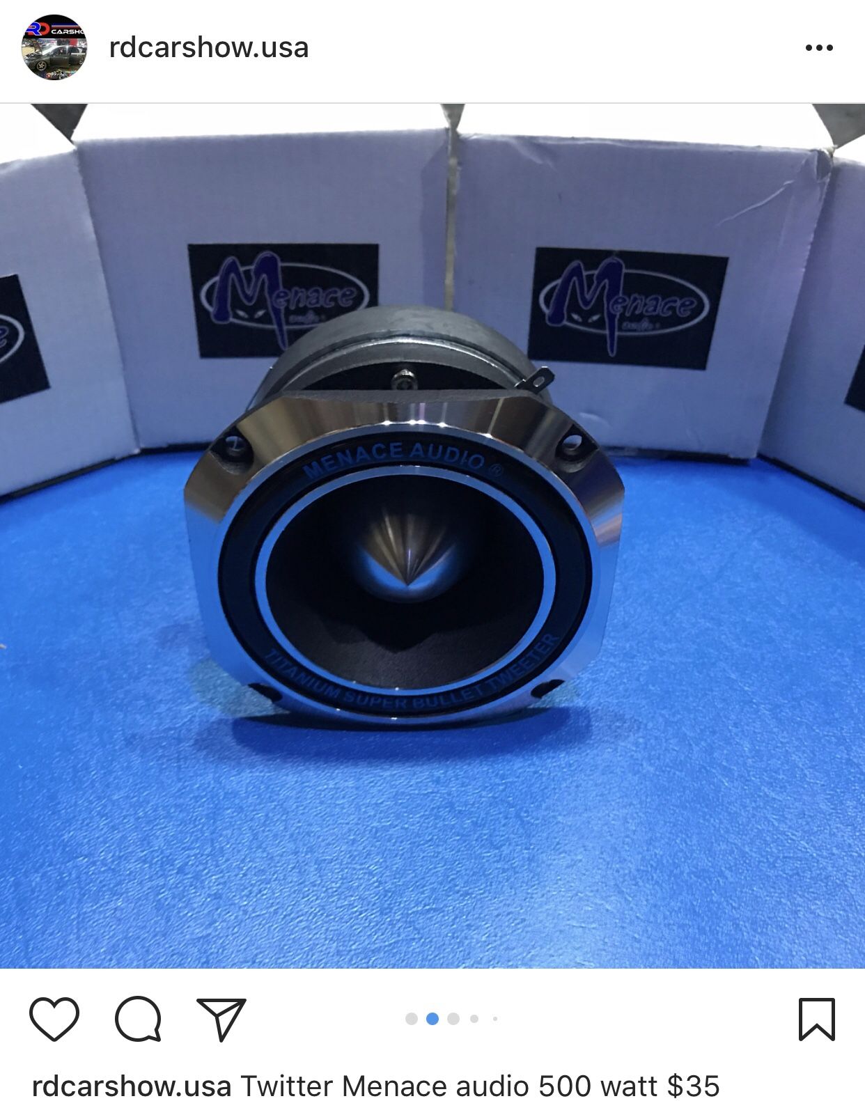 Twitter Menace audio 500 watt