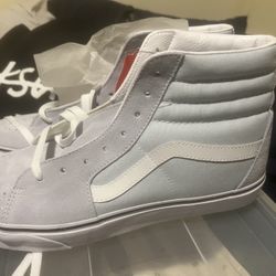 Powder Blue Vans Sk8 Hi Size 12 