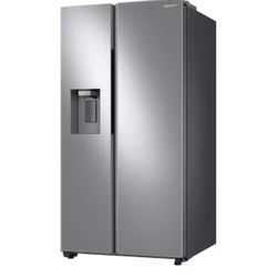 Samsung 36 in. 27.4 cu. ft. Standard Depth Side by Side Refrigerator in Fingerprint-Resistant Stainless Steel