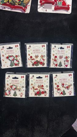 Hello Kitty Christmas earrings