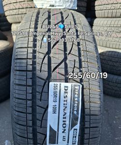 255/60/19 FIRESTONE DESTINATION 109H  🚩Affordable New Tires – Installed Same day🚩