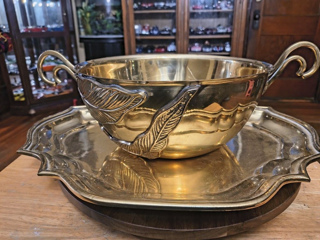 Antique Bronze Centerpiece 