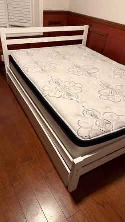 Queen Bed frame and Mattress