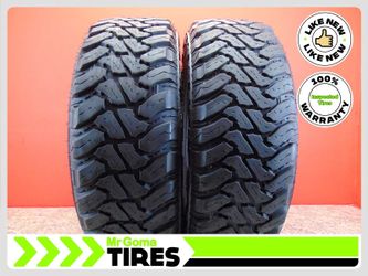 2 ACCELERA M/T-0110 PR LT 35/12.50R20LT USED TIRES 10.0/32 TREAD 121Q LIKE NEW
