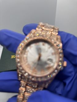 Rose Gold Bussdown Designer Watch