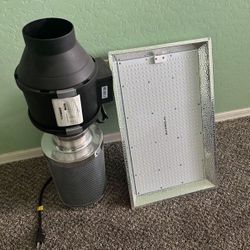 4X2 Grow Tent, Light & Exhaust 