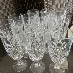 12 Shannon Crystal Designs Of Ireland Milano 12 Oz Beverage Glasses