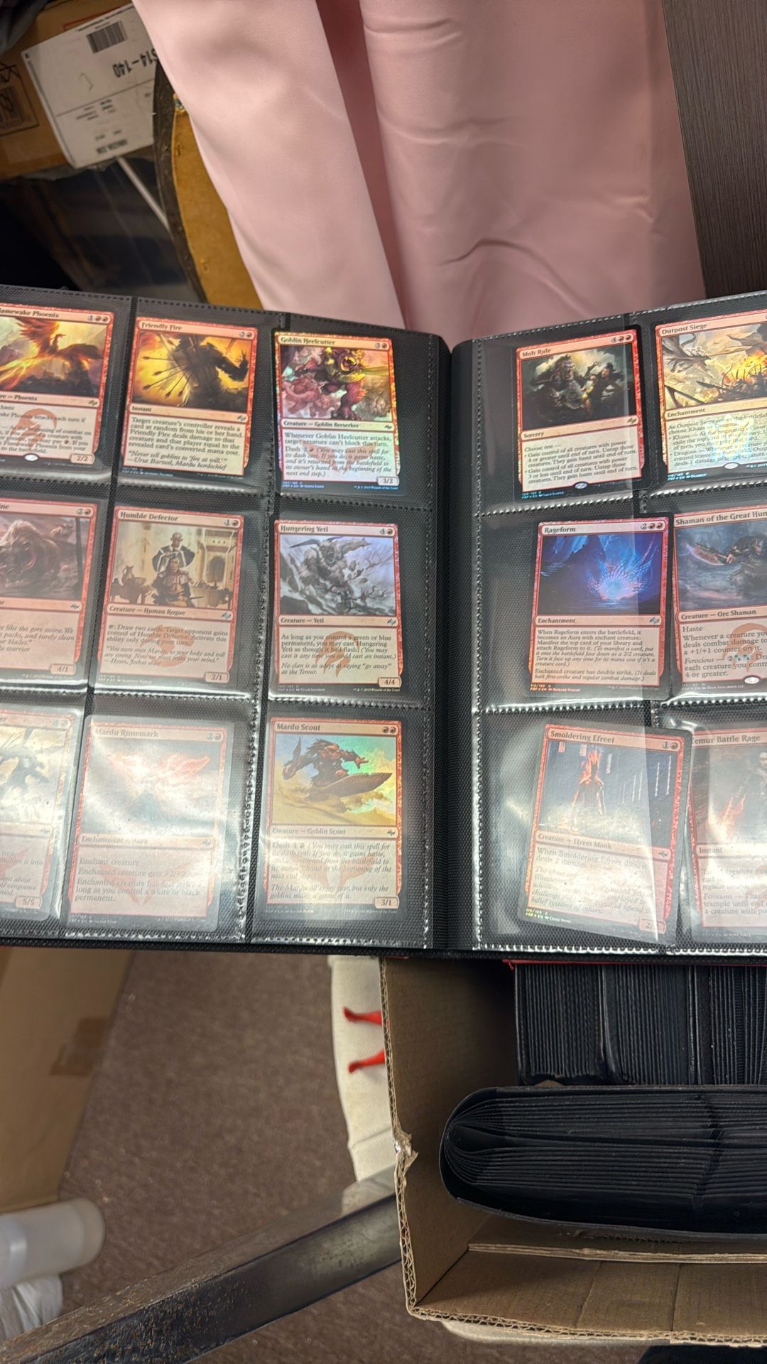 5 Books Of Nearly Full Magic The Gathering Cards Foils 