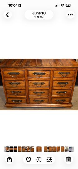 Large 12 drawer cabinet /dresser
