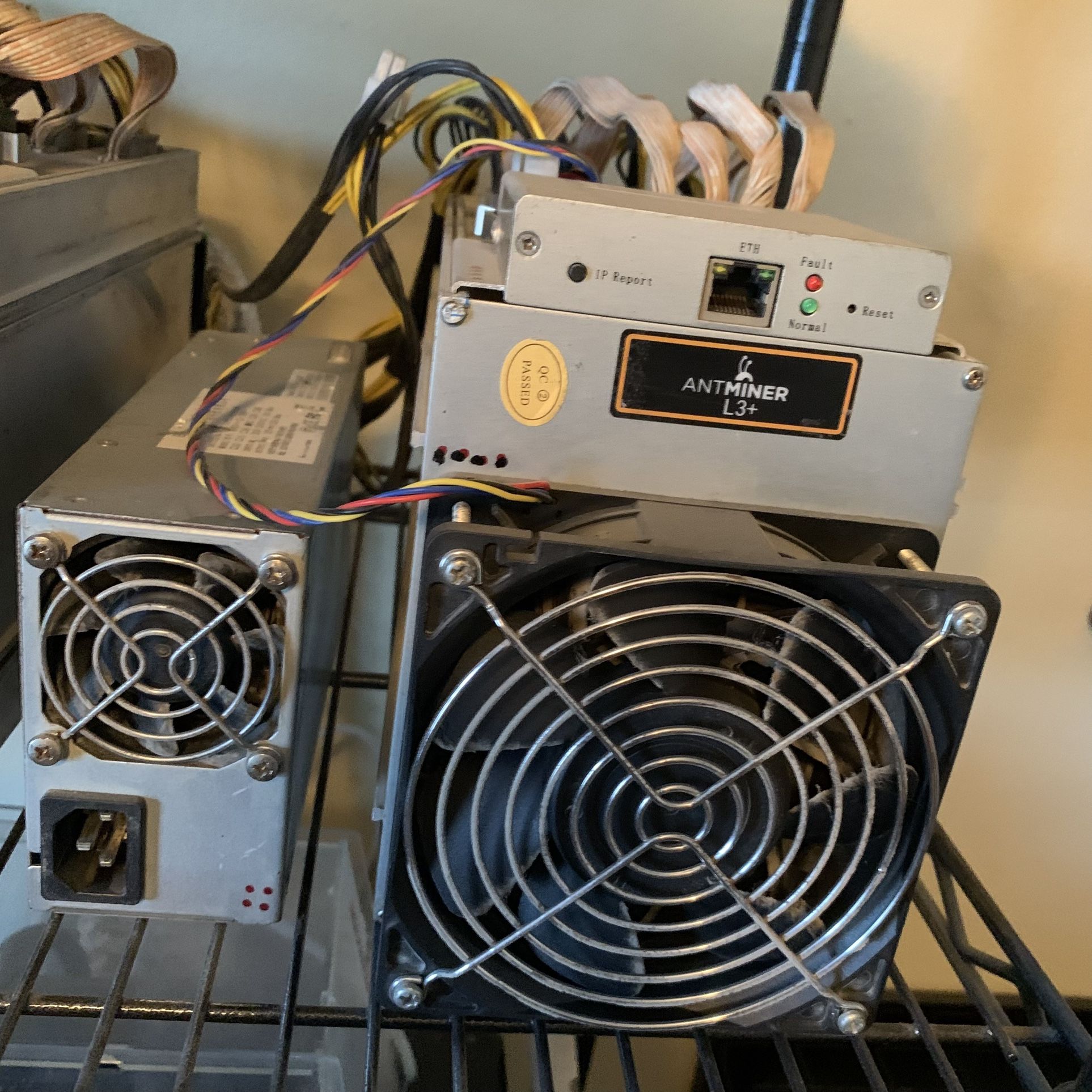 Antminer L3+ Miner L3++ Mining Machine Antminer S9 L3+ Bitmain Antminer L3+  504MH S