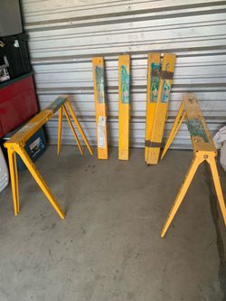 Pro adjustable saw horse
