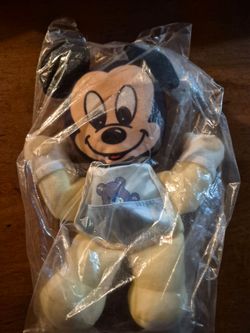 Vintage Disney Baby Mickey Mouse Plush Toy
